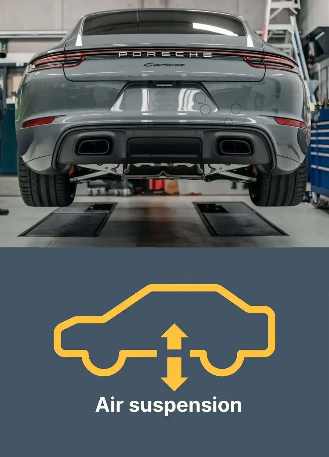 porsche suspension issues in dubai