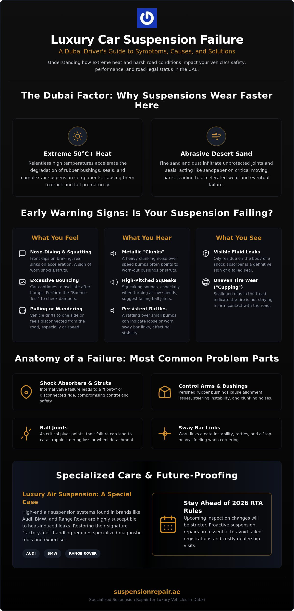 Common Car Suspension Problems: A Guide to Symptoms and Solutions in 2026